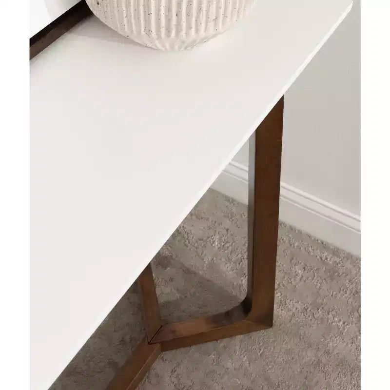 Mesa consola de madera Kate and Laurel Olivant