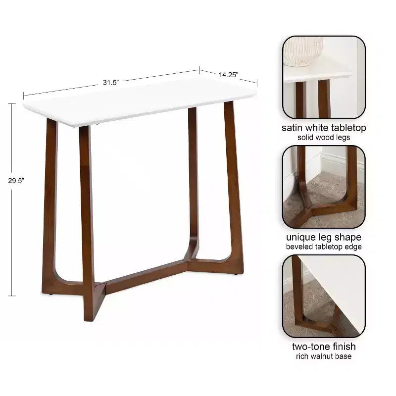 Mesa consola de madera Kate and Laurel Olivant