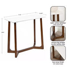 Mesa consola de madera Kate and Laurel Olivant