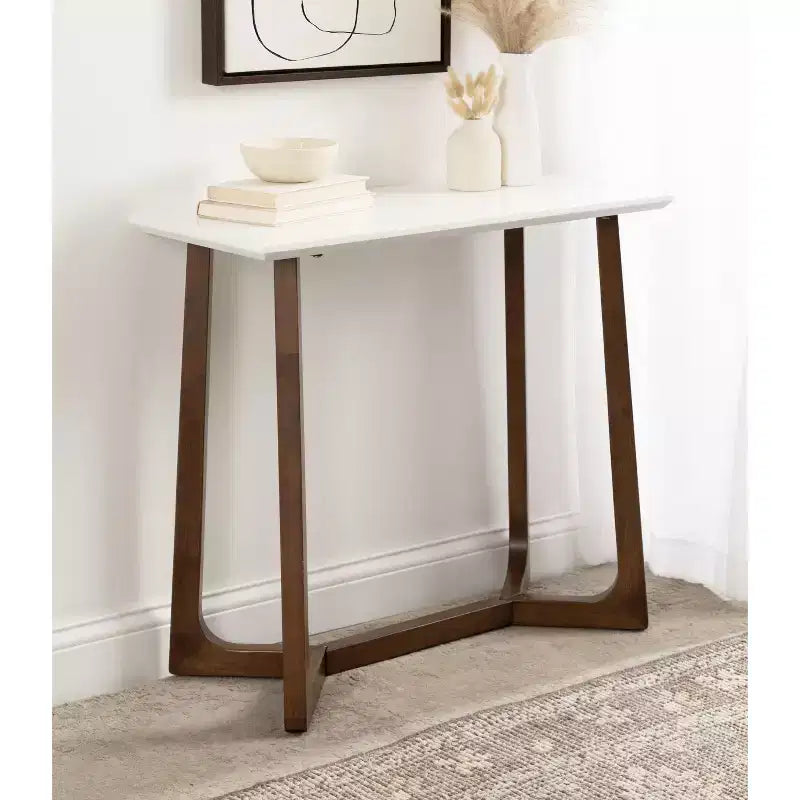 Mesa consola de madera Kate and Laurel Olivant