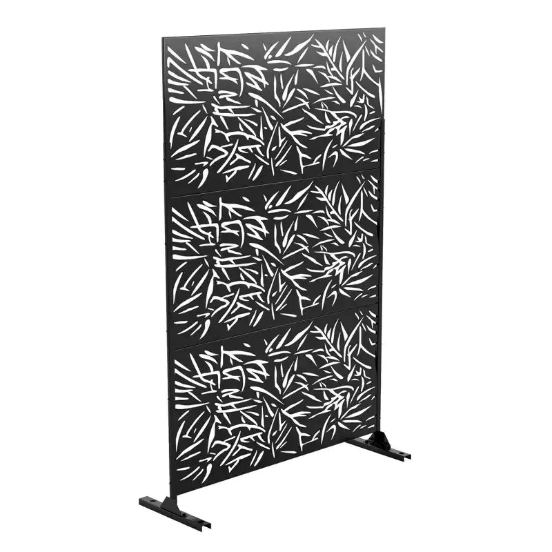 Dovelina Pantalla de privacidad metálica para exteriores, pantallas decorativas para patio, de pie
