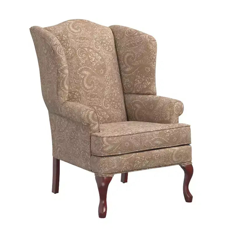 Sillón decorativo tradicional de orejas Paisley Comfort Pointe