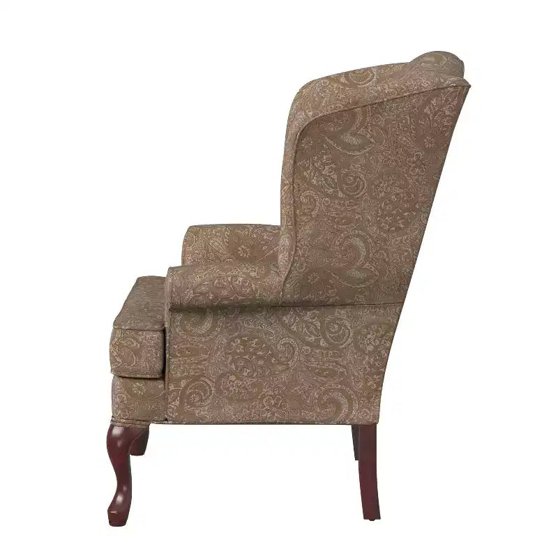 Sillón decorativo tradicional de orejas Paisley Comfort Pointe