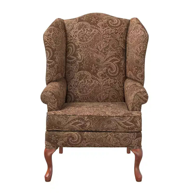 Sillón decorativo tradicional de orejas Paisley Comfort Pointe