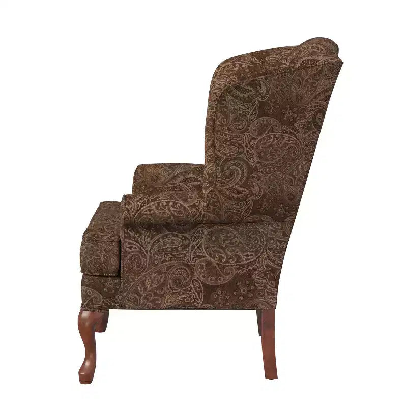 Sillón decorativo tradicional de orejas Paisley Comfort Pointe