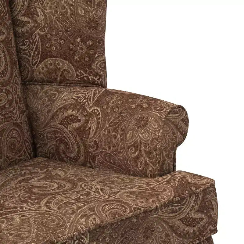 Sillón decorativo tradicional de orejas Paisley Comfort Pointe