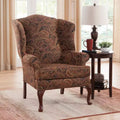 Sillón decorativo tradicional de orejas Paisley Comfort Pointe