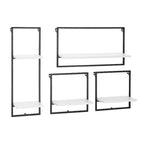 Juego de 4 estantes de pared enmarcados - Danya B.
