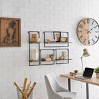 Juego de 4 estantes de pared enmarcados - Danya B.