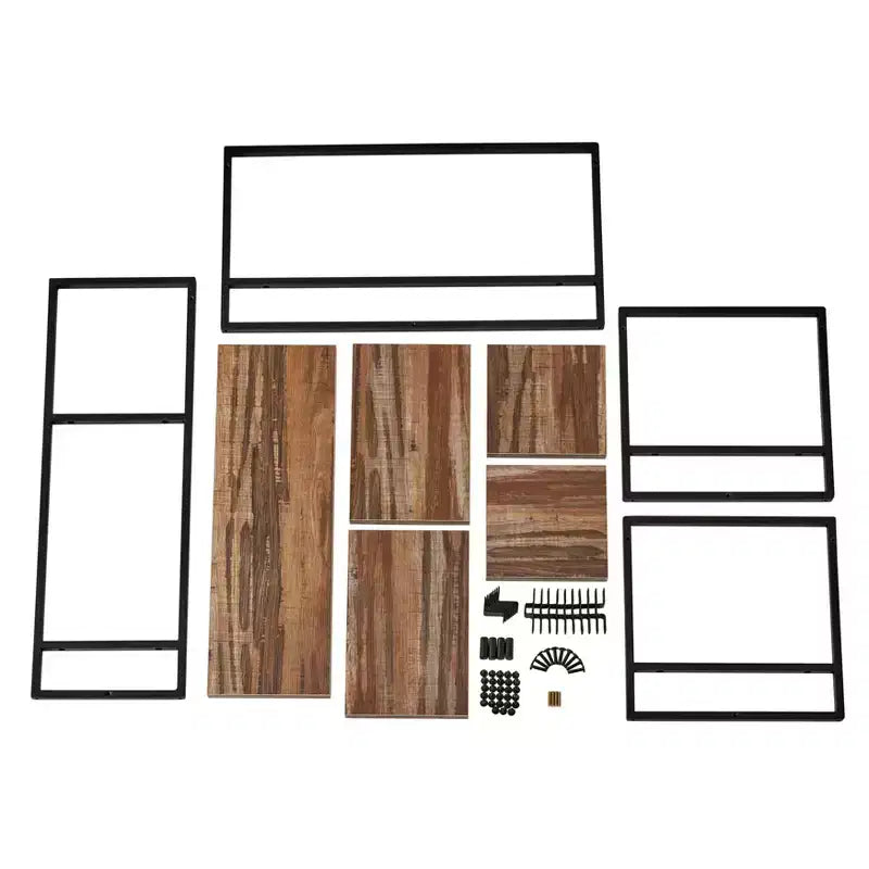 Juego de 4 estantes de pared enmarcados - Danya B.