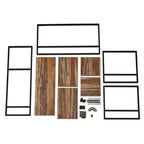Juego de 4 estantes de pared enmarcados - Danya B.