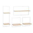 Juego de 4 estantes de pared enmarcados - Danya B.