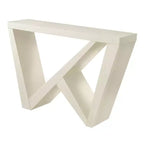 Tienda 24/7 En Casa Mesa Consola Rectangular Moderna Sunguard de 48 con Diseño Geométrico