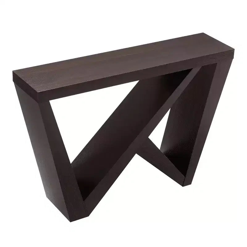 Tienda 24/7 En Casa Mesa Consola Rectangular Moderna Sunguard de 48 con Diseño Geométrico