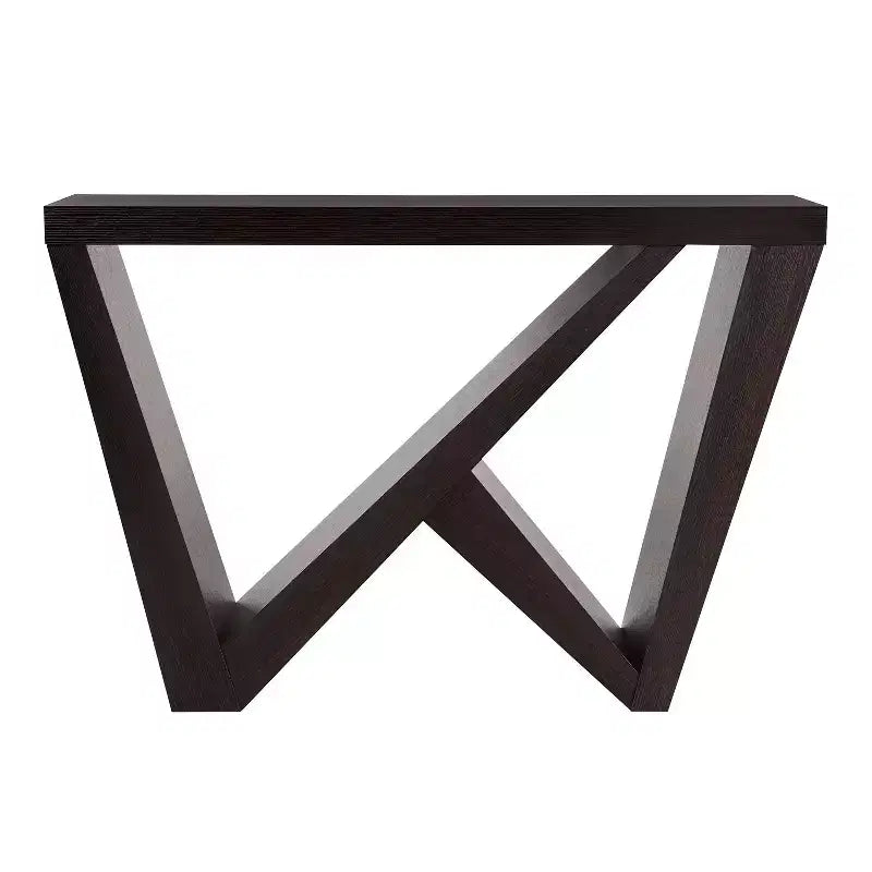 Tienda 24/7 En Casa Mesa Consola Rectangular Moderna Sunguard de 48 con Diseño Geométrico