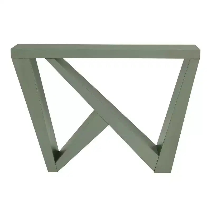 Tienda 24/7 En Casa Mesa Consola Rectangular Moderna Sunguard de 48 con Diseño Geométrico