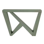 Tienda 24/7 En Casa Mesa Consola Rectangular Moderna Sunguard de 48 con Diseño Geométrico
