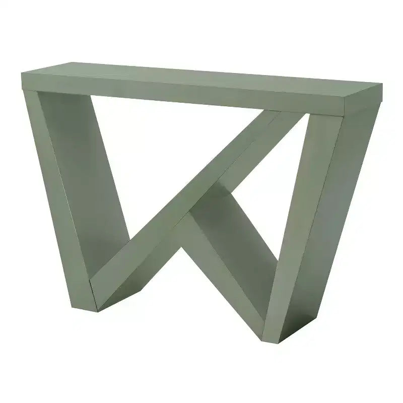 Tienda 24/7 En Casa Mesa Consola Rectangular Moderna Sunguard de 48 con Diseño Geométrico