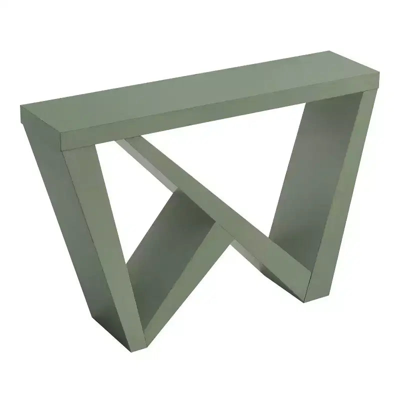 Tienda 24/7 En Casa Mesa Consola Rectangular Moderna Sunguard de 48 con Diseño Geométrico