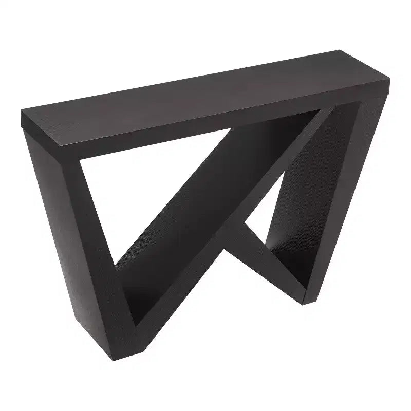Tienda 24/7 En Casa Mesa Consola Rectangular Moderna Sunguard de 48 con Diseño Geométrico