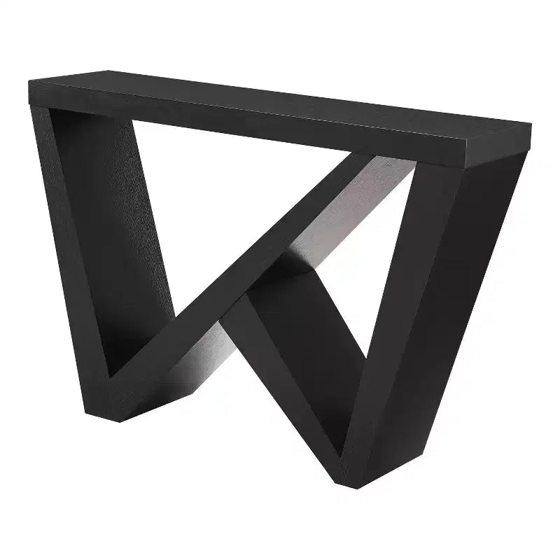 Tienda 24/7 En Casa Mesa Consola Rectangular Moderna Sunguard de 48 con Diseño Geométrico
