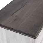 Mueble bar de madera de 47" con pomos de níquel cepillado - Home Essentials