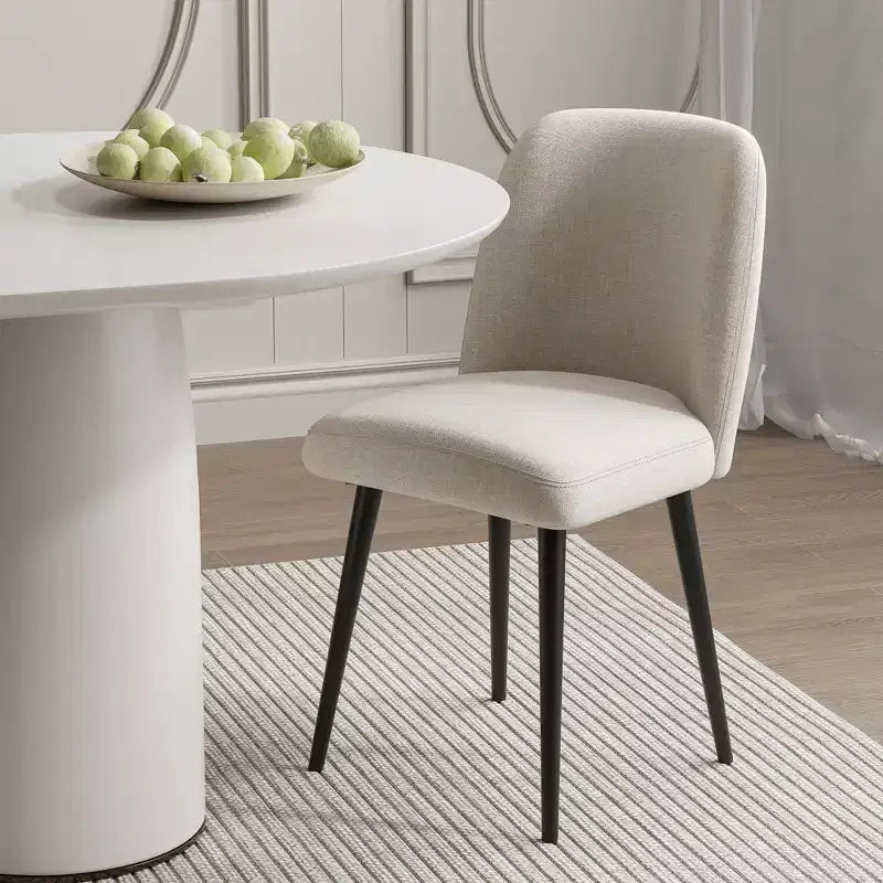 Sillas de comedor modernas tapizadas Dovelina (Juego de 2)