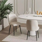 Sillas de comedor modernas tapizadas Dovelina (Juego de 2)
