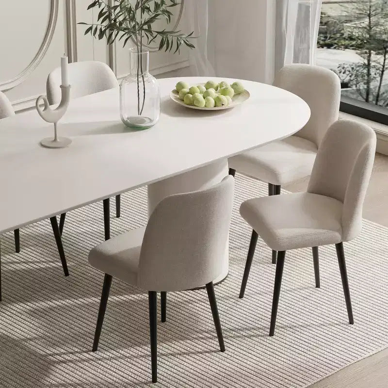 Sillas de comedor modernas tapizadas Dovelina (Juego de 2)