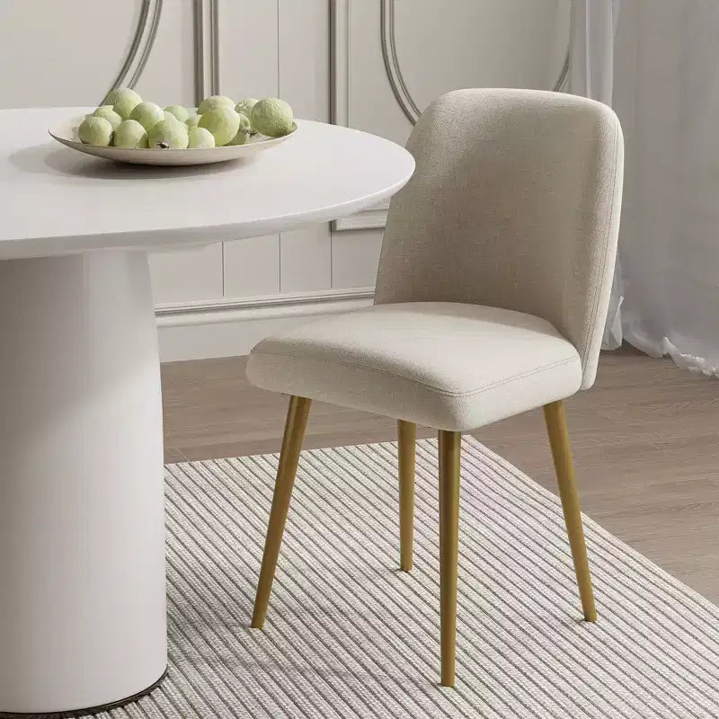 Sillas de comedor modernas tapizadas Dovelina (Juego de 2)