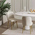 Sillas de comedor modernas tapizadas Dovelina (Juego de 2)