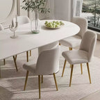 Sillas de comedor modernas tapizadas Dovelina (Juego de 2)