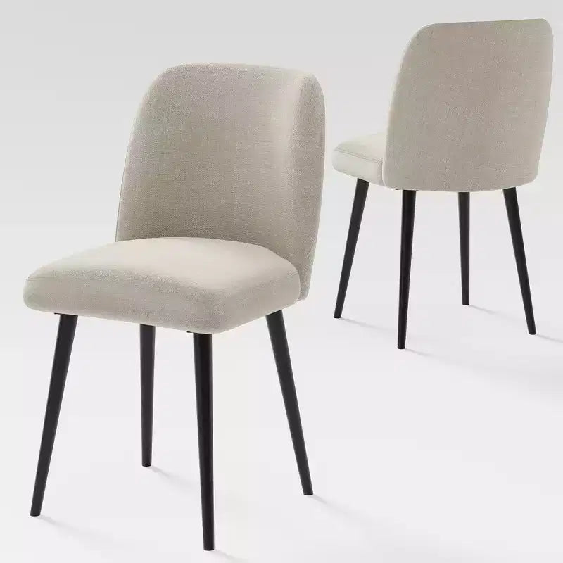 Sillas de comedor modernas tapizadas Dovelina (Juego de 2)