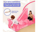 Contour Comfort Sofá Infantil 14 Piezas Juego Modular Infantil Sofá Convertible para Niños con Cojines de Espuma Suave | Sofá Fortaleza para Niños, Muebles para Sala de Juegos Infantiles
