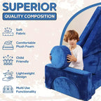 Contour Comfort Sofá Infantil 14 Piezas Juego Modular Infantil Sofá Convertible para Niños con Cojines de Espuma Suave | Sofá Fortaleza para Niños, Muebles para Sala de Juegos Infantiles