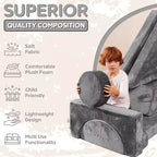 Contour Comfort Sofá Infantil 14 Piezas Juego Modular Infantil Sofá Convertible para Niños con Cojines de Espuma Suave | Sofá Fortaleza para Niños, Muebles para Sala de Juegos Infantiles