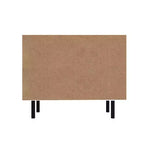 Mueble auxiliar moderno de mediados de siglo Liam de 2 estantes de Manhattan Comfort
