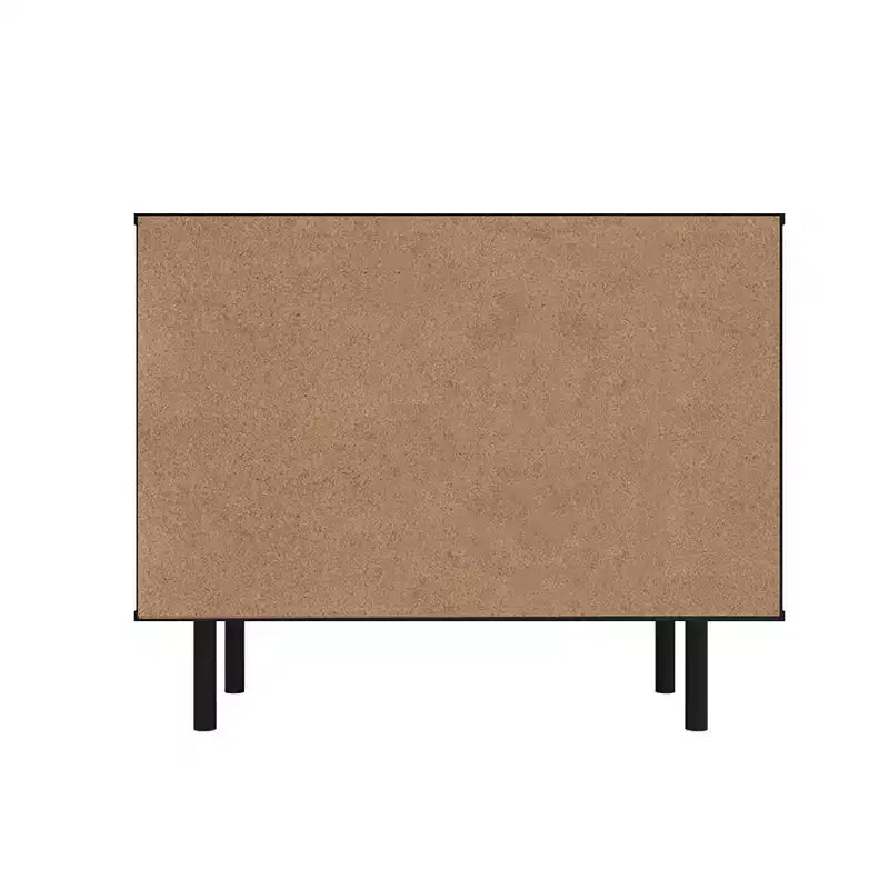Mueble auxiliar moderno de mediados de siglo Liam de 2 estantes de Manhattan Comfort