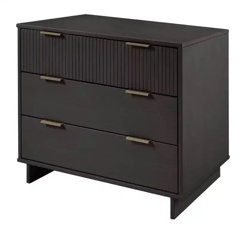 Juego de dormitorio Granville de Manhattan Comfort de 3 piezas con cómoda individual y cómoda doble
