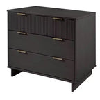 Juego de dormitorio Granville de Manhattan Comfort de 3 piezas con cómoda individual y cómoda doble