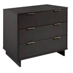 Juego de dormitorio Granville de Manhattan Comfort de 3 piezas con cómoda individual y cómoda doble