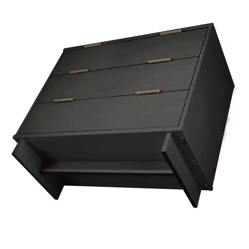Juego de dormitorio Granville de Manhattan Comfort de 3 piezas con cómoda individual y cómoda doble