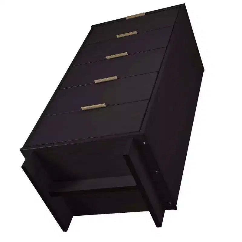 Juego de dormitorio Granville de Manhattan Comfort de 3 piezas con cómoda individual y cómoda doble