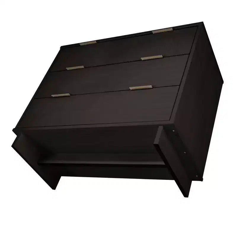 Juego de dormitorio Granville de Manhattan Comfort de 3 piezas con cómoda individual y cómoda doble