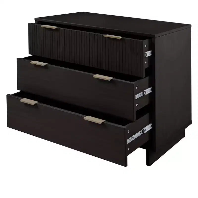 Juego de dormitorio Granville de Manhattan Comfort de 3 piezas con cómoda individual y cómoda doble
