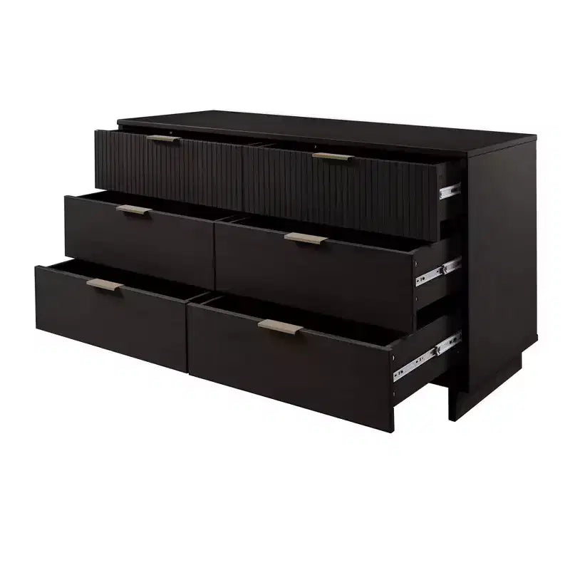 Juego de dormitorio Granville de Manhattan Comfort de 3 piezas con cómoda individual y cómoda doble