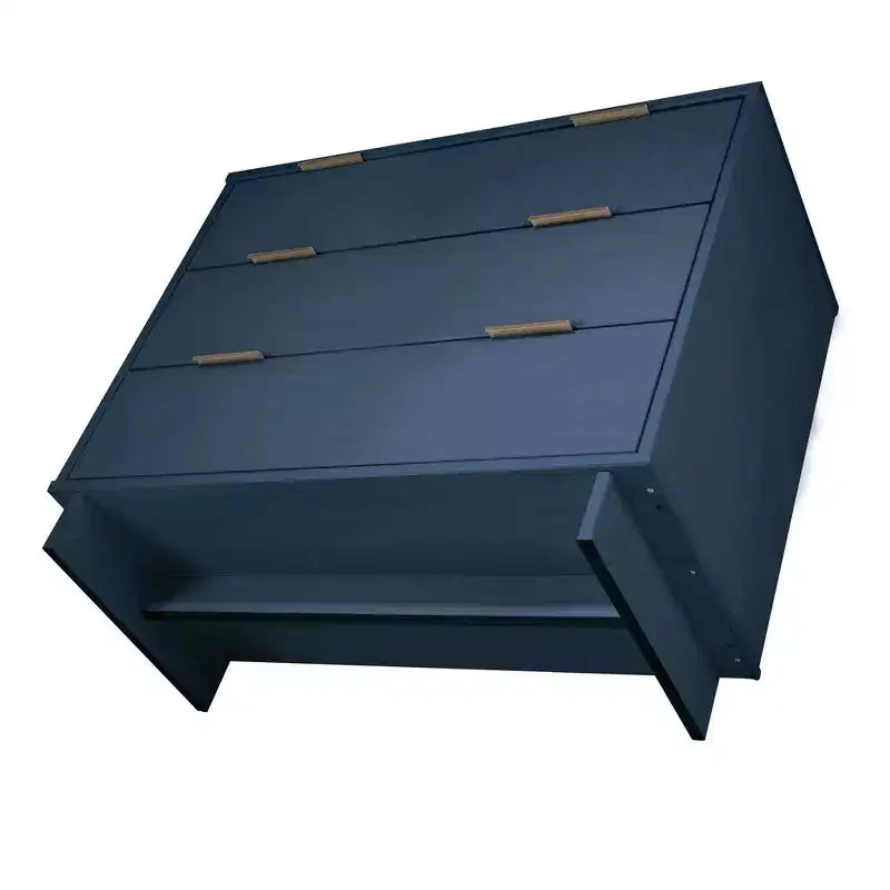Juego de dormitorio Granville de Manhattan Comfort de 3 piezas con cómoda individual y cómoda doble