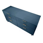 Juego de dormitorio Granville de Manhattan Comfort de 3 piezas con cómoda individual y cómoda doble