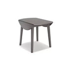 Mesa de comedor de hojas abatibles Casual Shullden de Signature Design by Ashley, color gris