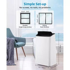 14,000 BTU Portable Air Conditioners,Portable AC Unit for Bedroom